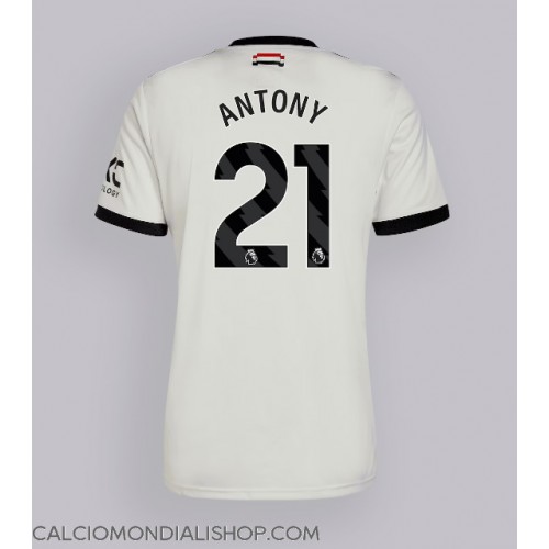 Maglie da calcio Manchester United Antony #21 Terza Maglia 2024-25 Manica Corta